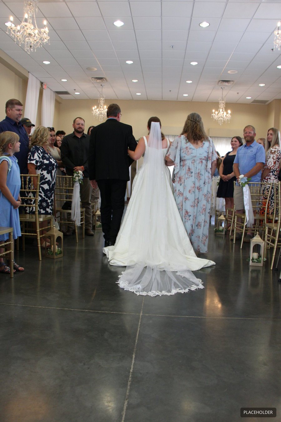 Bride entering the ceremony